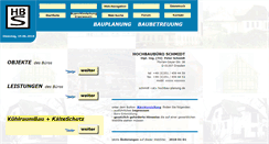 Desktop Screenshot of hochbau-planung.de